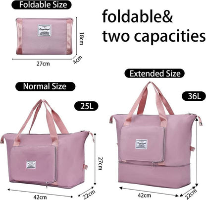 Travel Hand Bag Large Capacity Folding Travel Bag Waterproof Duffel Luggage Bag