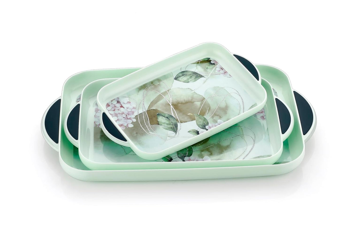 Trays for Kitchen and Office and Home Decor (Set of 3 pcs)