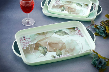 Trays for Kitchen and Office and Home Decor (Set of 3 pcs)