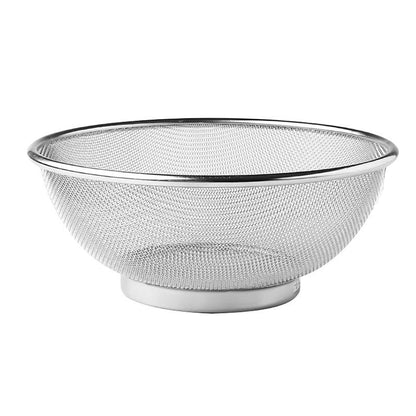 Stainless Steel Mesh Strainer Bowl Colander For Rinsing And Draining Food (1 Pc)