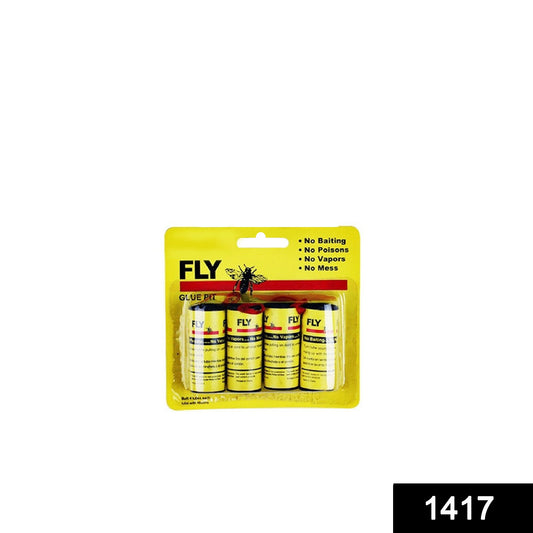 Wukusy 1474 Fly Mosquito Insects Catcher adhesive sticky glue strips for home pest control, shown with strips ready for use