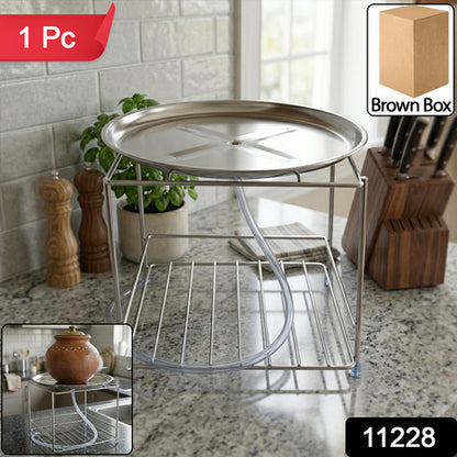 Heavy Duty Stainless Steel Multipurpose Utensils Stand 1 Pc
