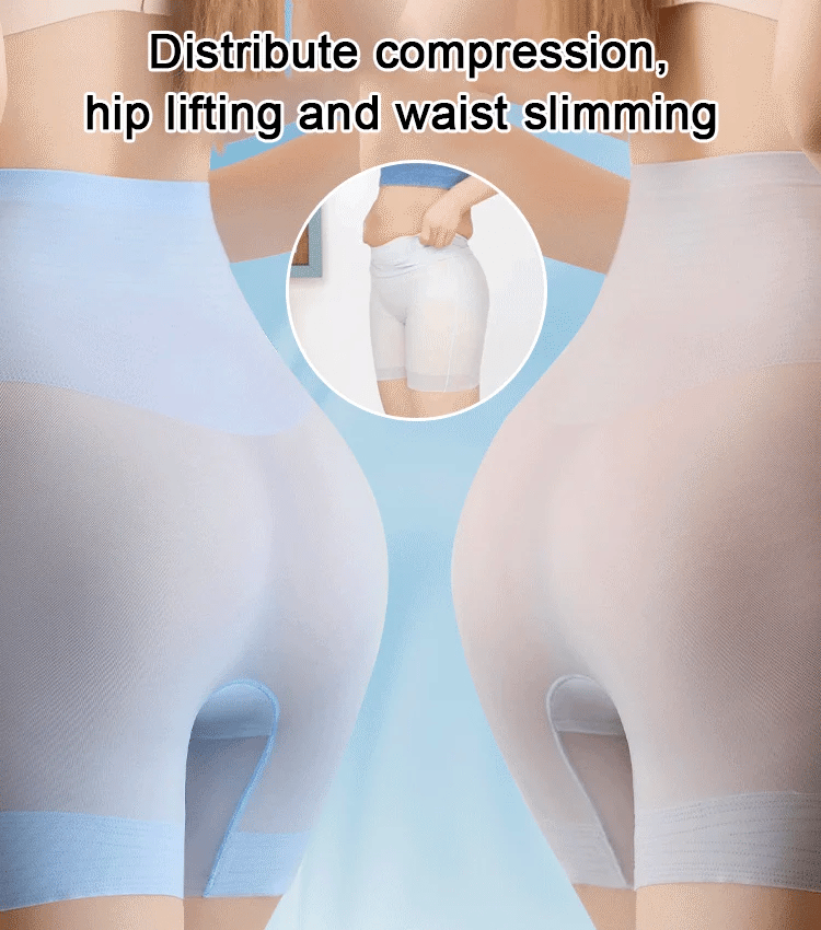 Drpshippr ultra-thin cooling tummy control shapewear, seamless design, breathable fabric, worn to shape and smooth the waist.