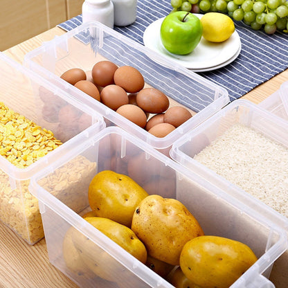 Six unbreakable kitchen storage baskets from Drpshippr, durable plastic containers for organizing kitchen essentials.