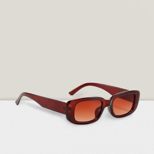 Unisex square frame sunglasses by Drpshippr with black frames and tinted lenses, stylish eyewear for everyday wear.