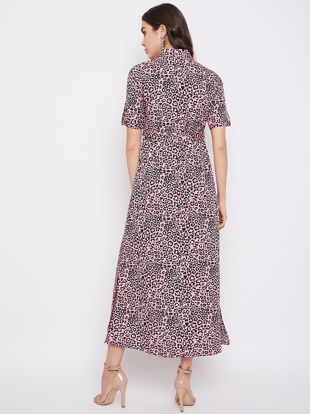 Drpshippr Uptownie Lite women's crepe button-down maxi dress, lightweight and stylish for casual or dressy occasions.