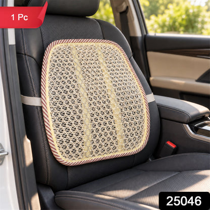 Wukusy car seat mesh back support with curved frame and elastic strap backrest alldieweil