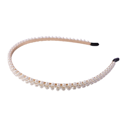 Premium Styling Pearl Embellished Stylish Hairband (1 Pc)