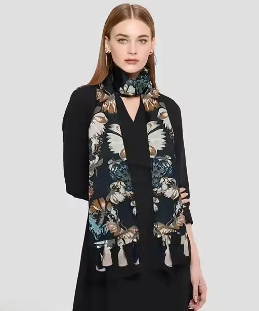Printed Chiffon Stoles – Pack of 2 Stylish Scarves