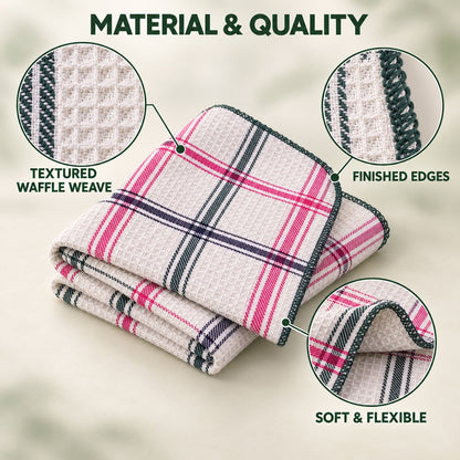 Multipurpose Dish Cleaning Cloth Set For Daily Kitchen Wiping (3 Pc 36x36 Cm)