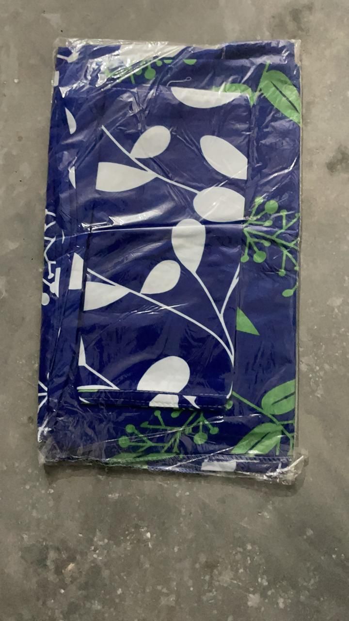 Velvet-printed double bedsheet with floral design from Drpshippr, made of soft polycotton fabric, perfect for a cozy bedroom.