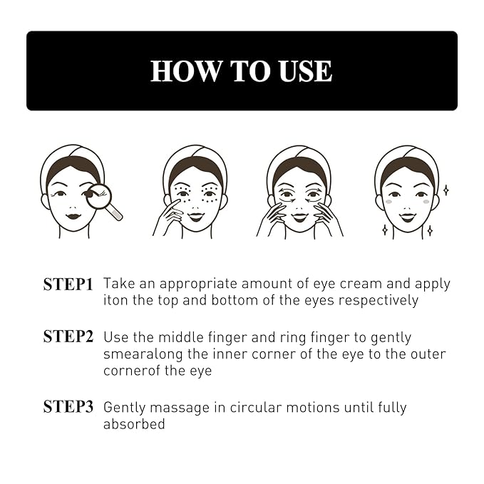 Verfons Firming Eye Cream,Verfons Snake Venom Firming Eye Cream, Verfons Temporary Firming Eye Cream for Bags, Anti Aging Eye Bag Cream, Instant Remove Eye Bags Fades Fine Lines and Wrinkles