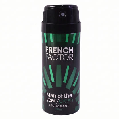 French Factor Man Of The Year Green Body Spray (1 Pc 150 Ml)