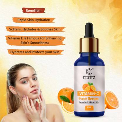 Vitamin C Face Serum - Hyaluronic Acid For Brightening & Anti-Age 30ml