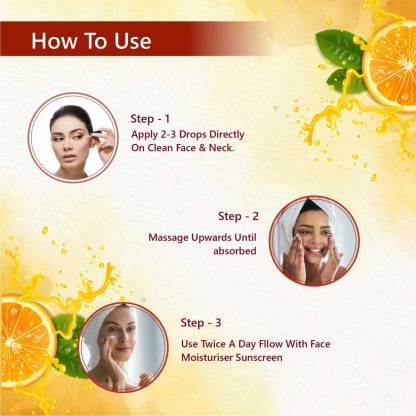 Drpshippr Vitamin C Face Serum with hyaluronic acid, 30ml, for brightening and anti-aging, in a sleek clear bottle.