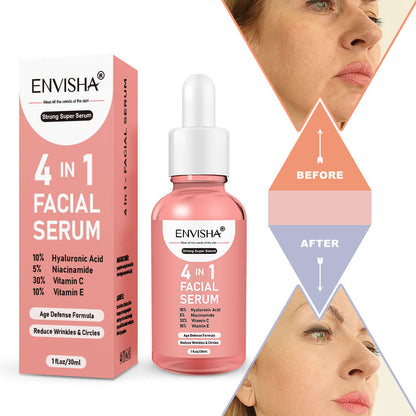 Two 30ml bottles of Drpshippr Vitamin C Serum for anti-aging and anti-wrinkle skincare in a beauty and personal care setting.
