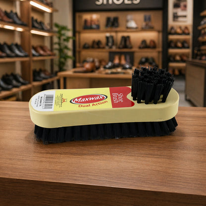 Maxwax Dual Action Shoe Cleaning Brush 2 In 1 (1 Pc)