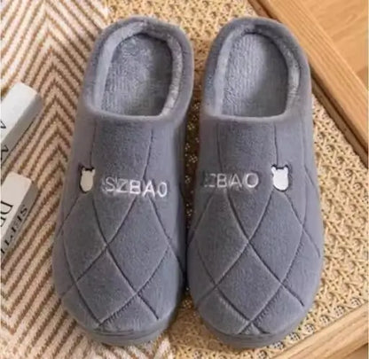 Unisex Winter Warm Flip Flop Slippers for Indoor and Outdoor Use