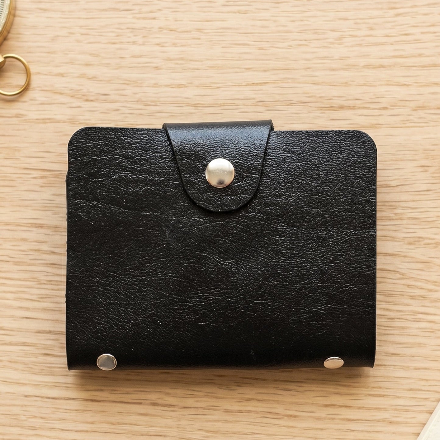 Card Holder Wallet  Slim Durable Pu Leather Organizer For Cards