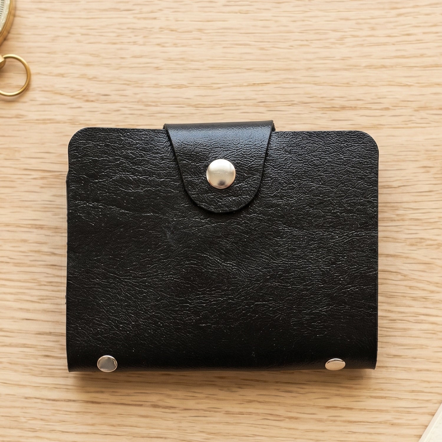 Card Holder Wallet  Slim Durable Pu Leather Organizer For Cards