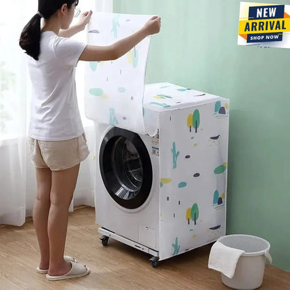 Washing Machine Cover for Drum Washing Machine Waterproof Case Dust Cover