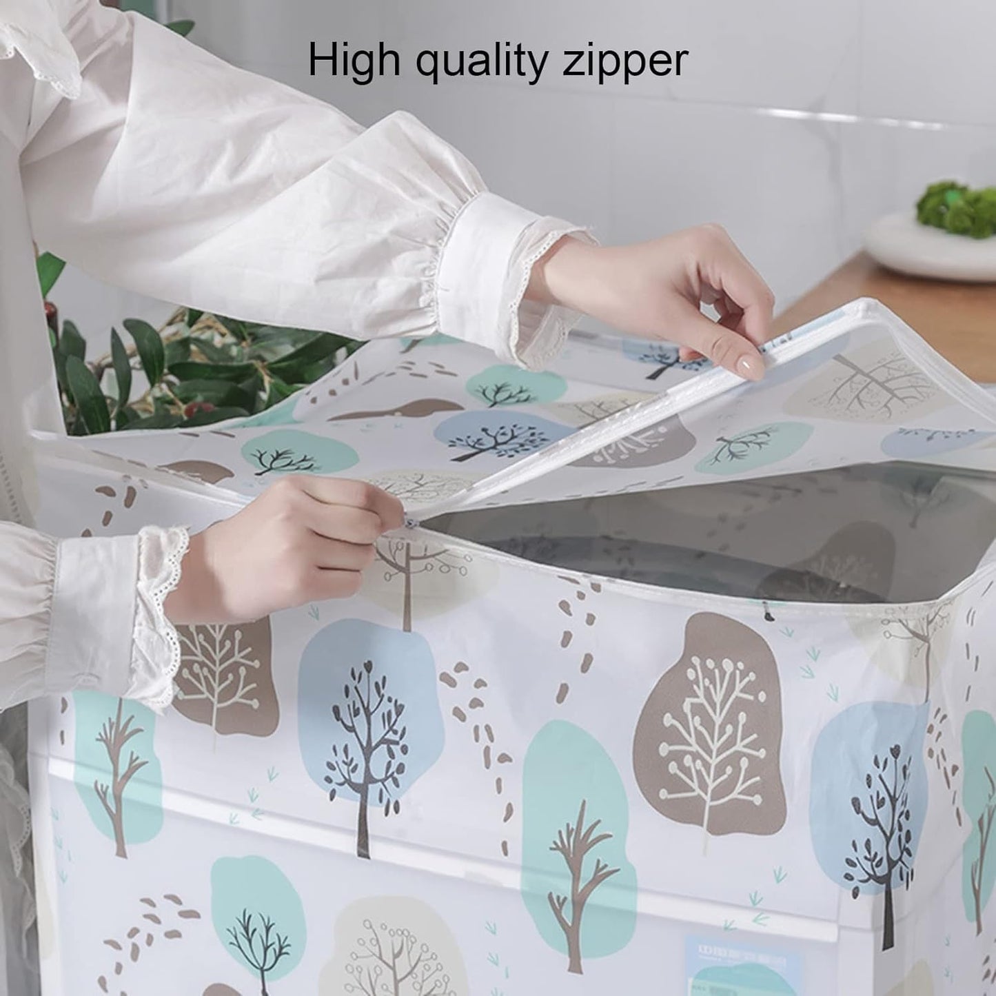 Washing Machine Cover for Drum Washing Machine Waterproof Case Dust Cover