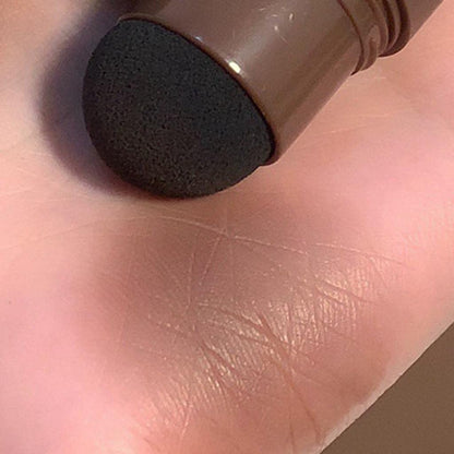 Waterproof Eyebrow Powder Stamp Shaping Long Lasting Brush A Dark Brown