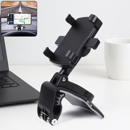 Wukusy universal car dashboard and desk mobile phone holder with adjustable grip for secure phone placement