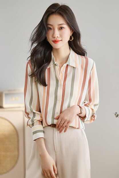 Women Regular Fit Printed Button Casual Shirt