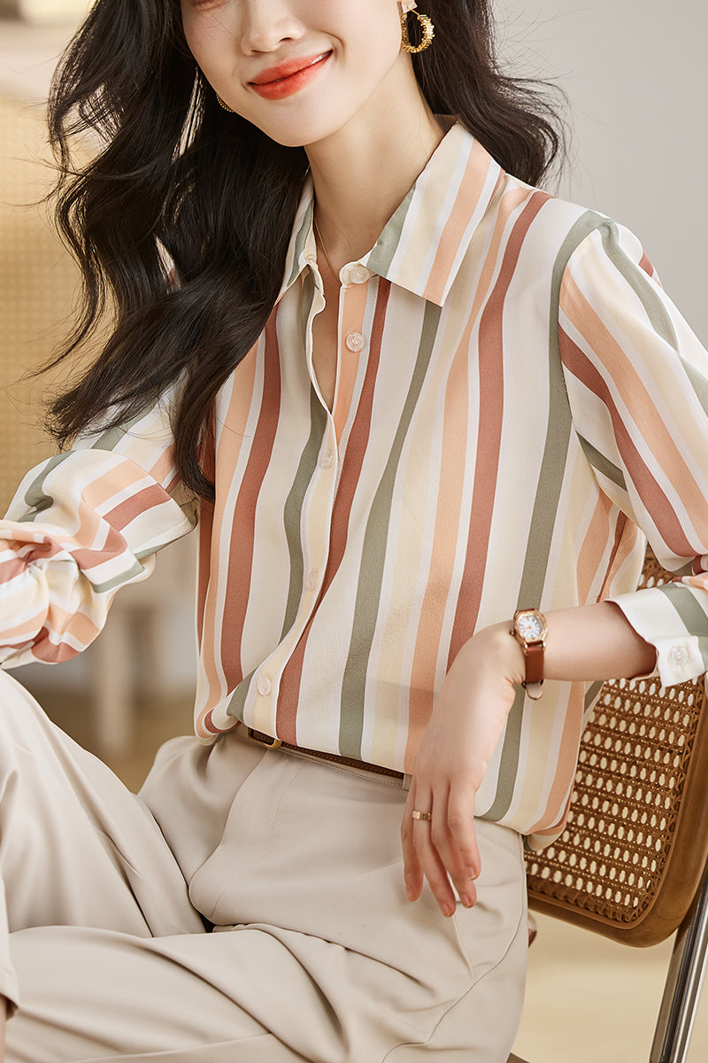 Women wearing a regular fit printed casual button-up shirt from Drpshippr's men's collection, showcasing a stylish, comfortable design.