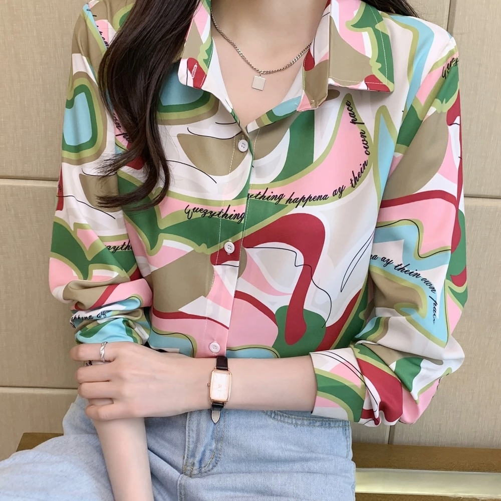 Women wearing a floral print casual shirt from Drpshippr's men's collection, featuring a regular fit and vibrant floral pattern.