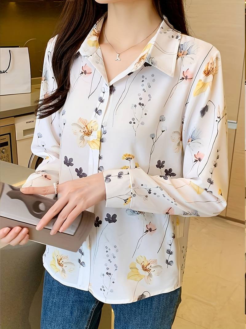 Women wearing a printed regular fit full-sleeve shirt from Drpshippr's collection, showcasing stylish and comfortable design.