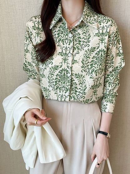 Women wearing a printed regular fit full-sleeve shirt from Drpshippr's collection, showcasing a stylish and comfortable design.