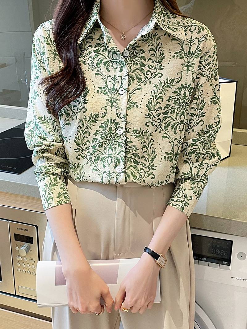 Women wearing a printed regular fit full-sleeve shirt from Drpshippr's men's collection, featuring a stylish design and comfortable fit.
