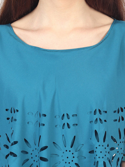 Light blue women's maxi dress from Drpshippr's collection, flowing fabric and sleeveless design perfect for summer wear.