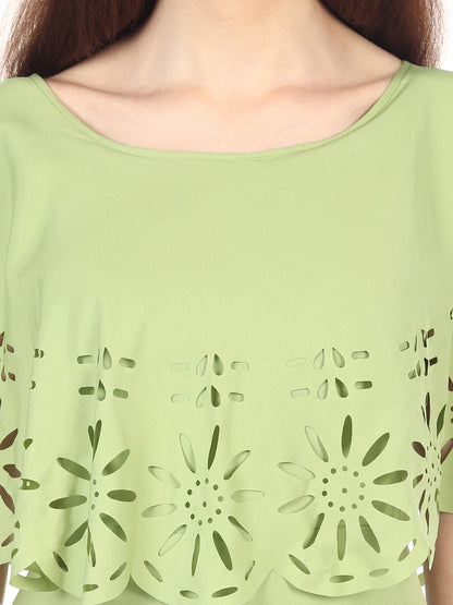 Light green women's maxi dress from Drpshippr's collection, featuring a solid color and flowing fabric.