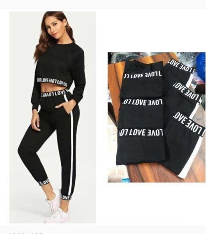 WOMEN'S COTTON ANIMAL PRINT TRACKSUIT