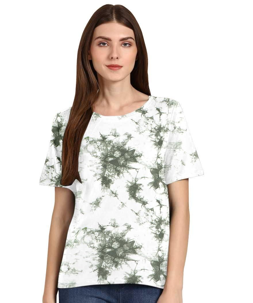 WOMEN'S IMPORTED STRETCHABLE DYED T-SHIRTS