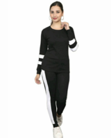 Women's poly cotton full-stretched tracksuit from Drpshippr's men's collection, featuring a comfortable fitted design.