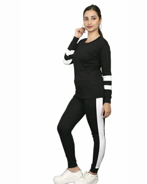 Women's poly cotton full-stretched tracksuit from Drpshippr's men's collection, featuring comfortable, fitted athletic apparel.