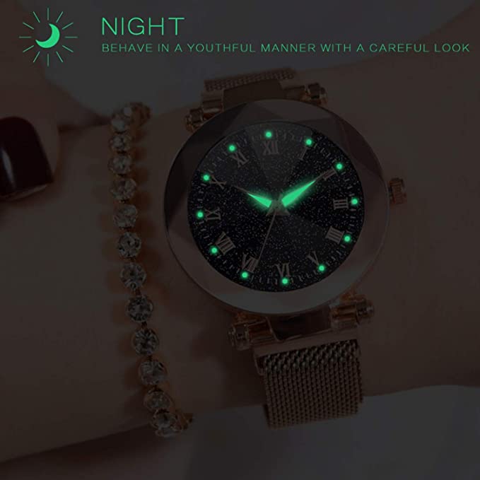 Women's stainless steel analog watch from Drpshippr's men's collection, featuring a sleek design and silver-tone finish.
