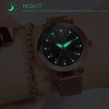 Women's stainless steel analog watch from Drpshippr's men's collection, featuring a sleek design and silver-tone finish.