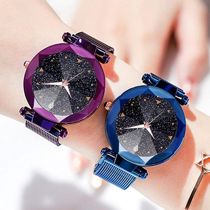 Women’s stainless steel analog watch from Drpshippr's men's collection, featuring a sleek design and silver-tone finish.