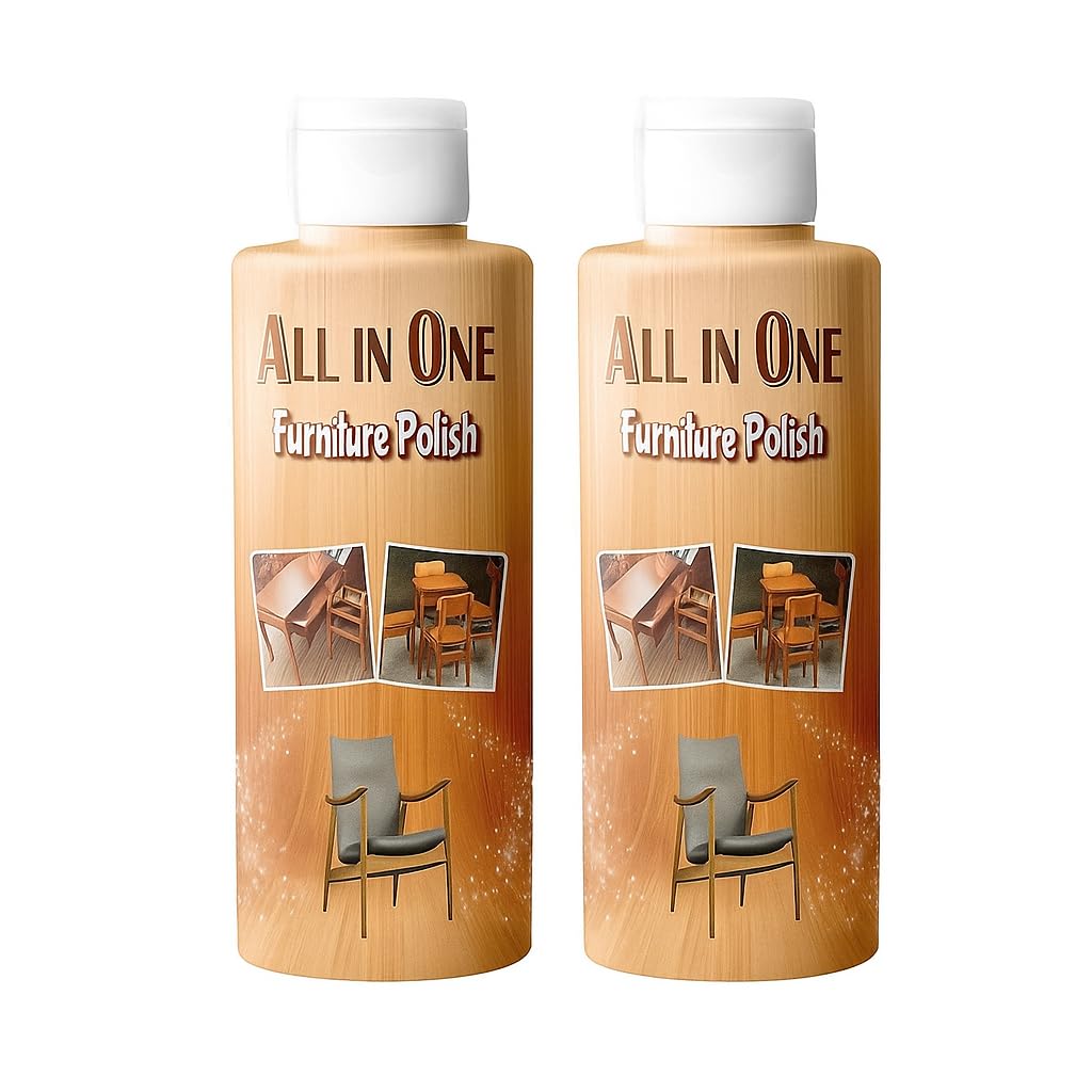 Drpshippr wood polish furniture cleaner and shiner spray in a pack of 2, ideal for restoring and shining wooden surfaces.