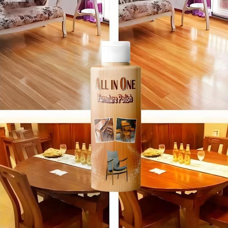 Drpshippr wood polish furniture cleaner and shiner spray, pack of 2, for enhancing and restoring wooden furniture surfaces.