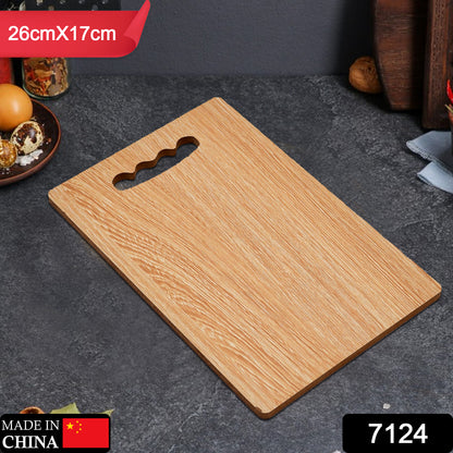 7124 Wooden Chopping Board 26x17 Chopping Vegetable  Fruits For Home  Kitchen Use