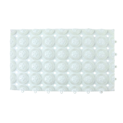 Anti-slip Bathroom Massage Mat With Suction Cups (33  21 Cm  4 Pc)