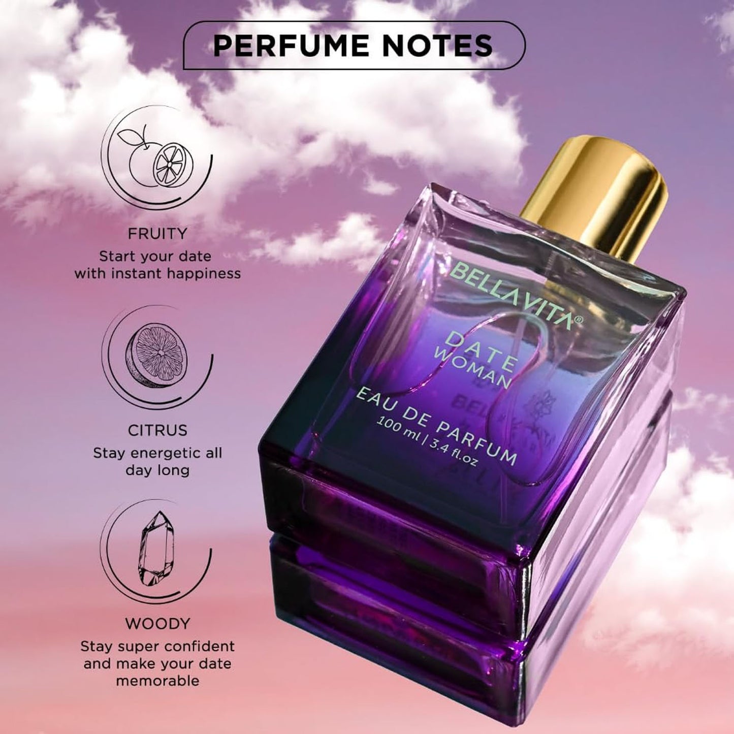 Bellavita Premium Date Woman Eau De Parfum 100 Ml