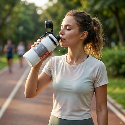 Compact Vacuum Insulated Water Bottle 400 Ml Approx