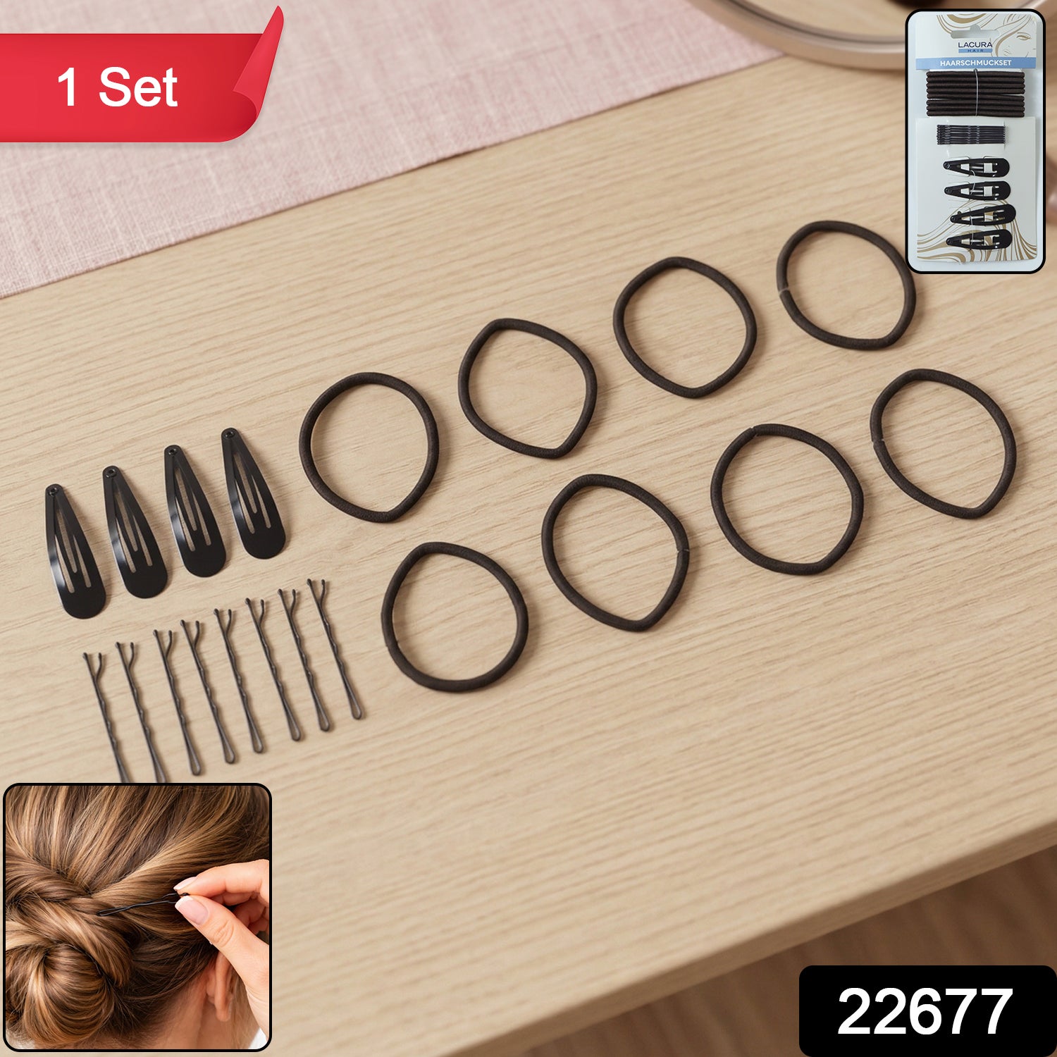 Complete Hair Styling Accessories Combo Set (1 Set)